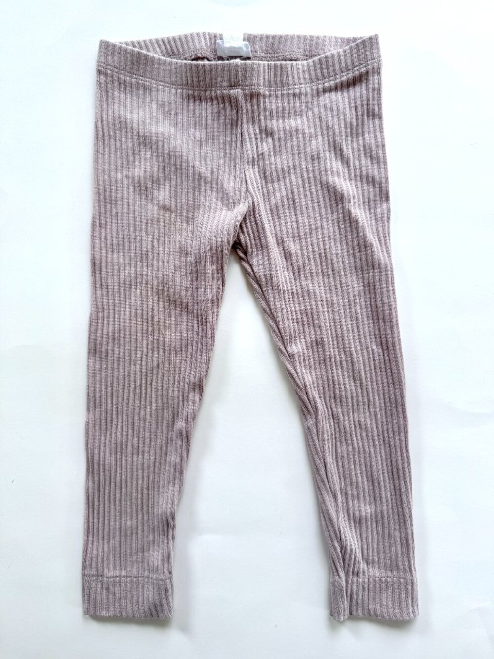 Jamie Kay Girls Ribbed Knit Leggings 4Y Oatmeal